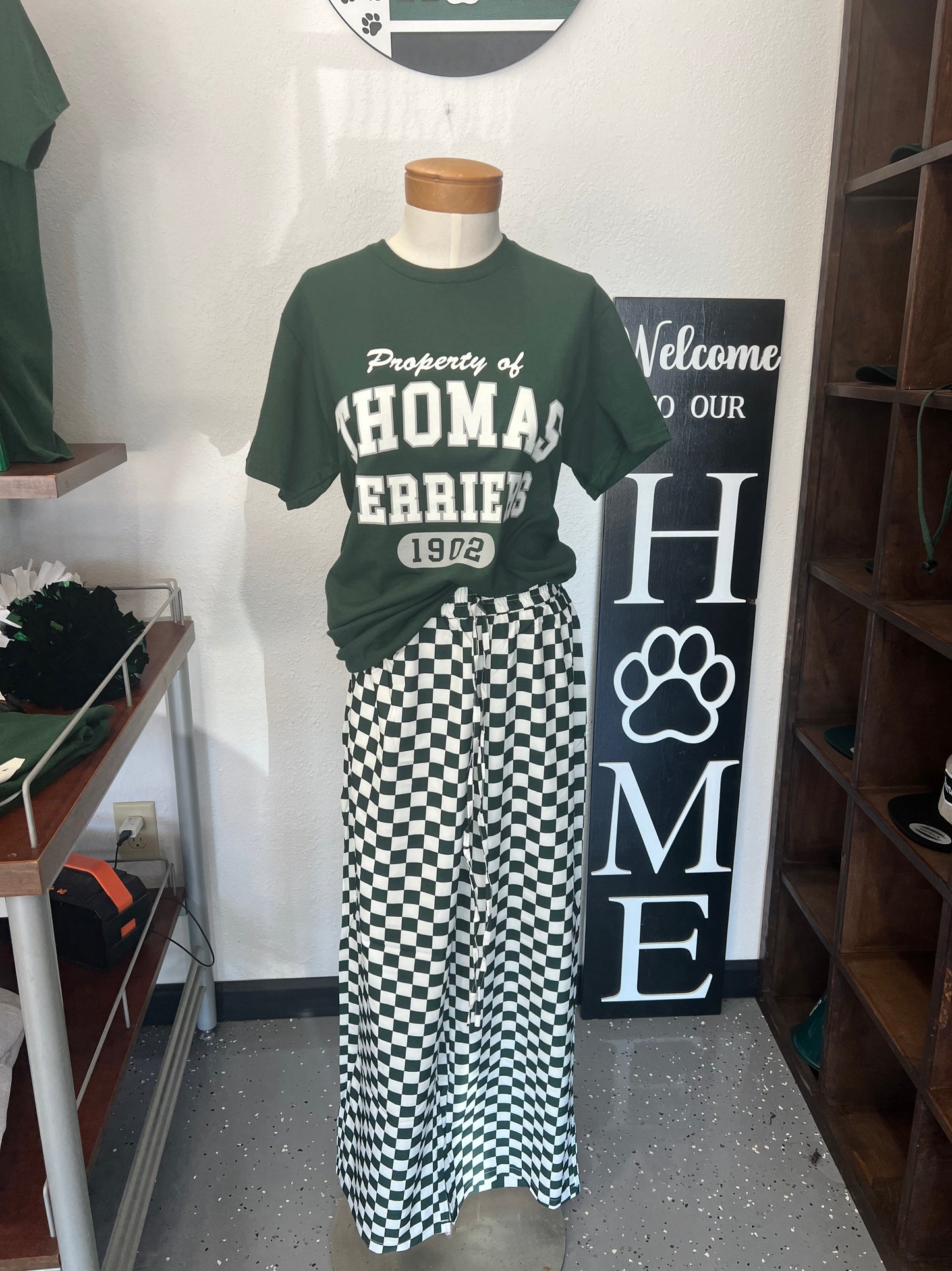 Pep Rally Green Pants