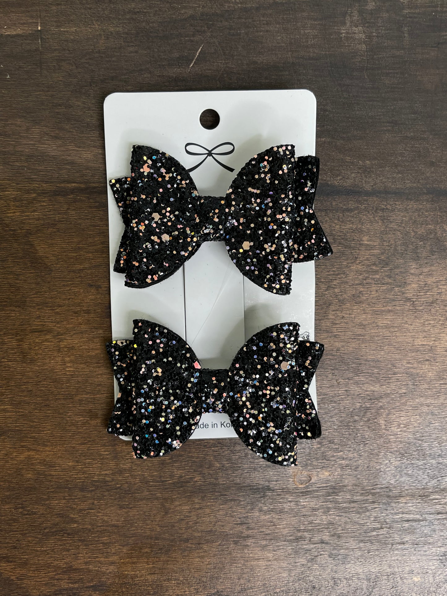 Sequin Bowknot Hair Clips
