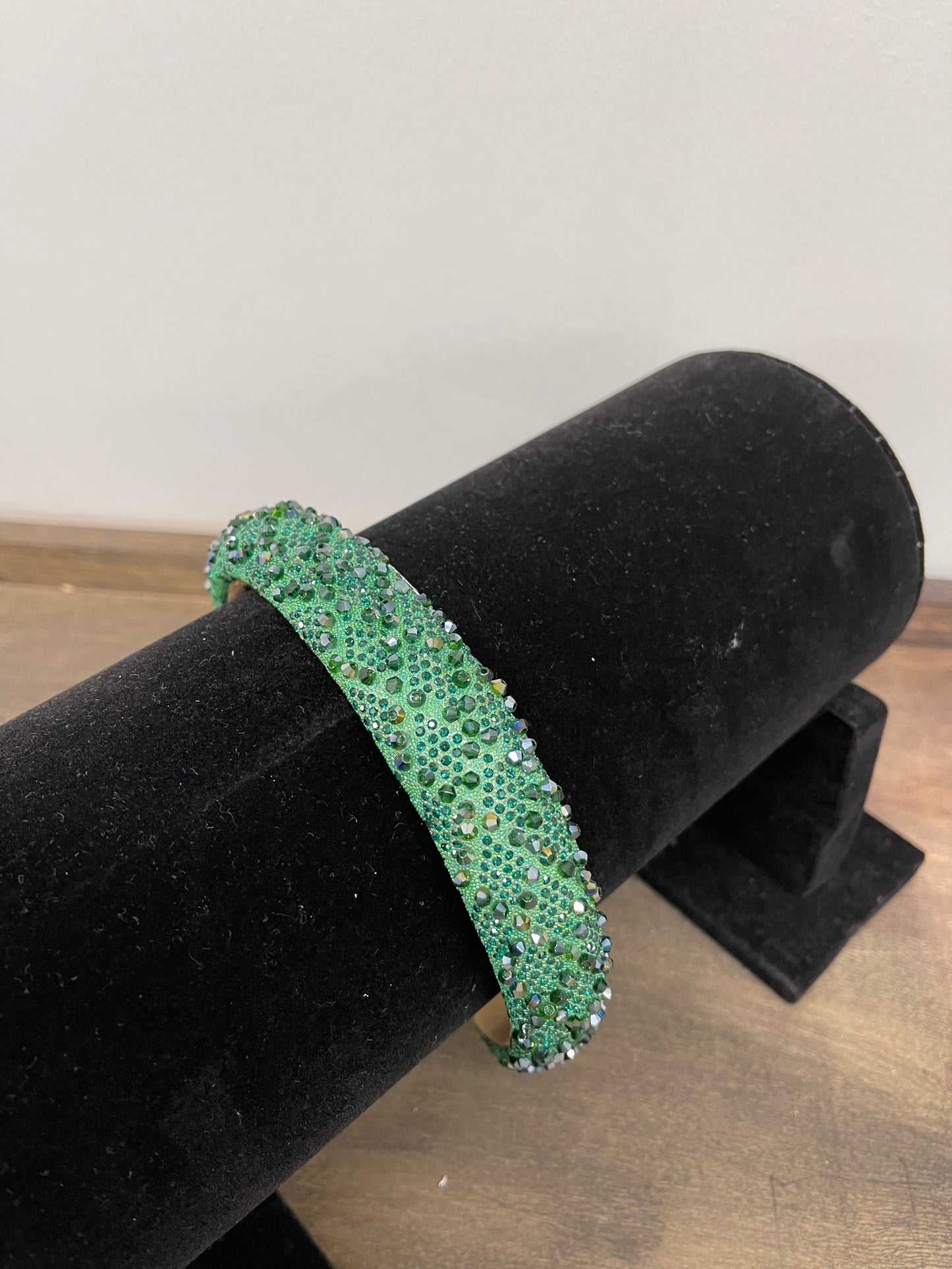 Dark Green Sequin Headband