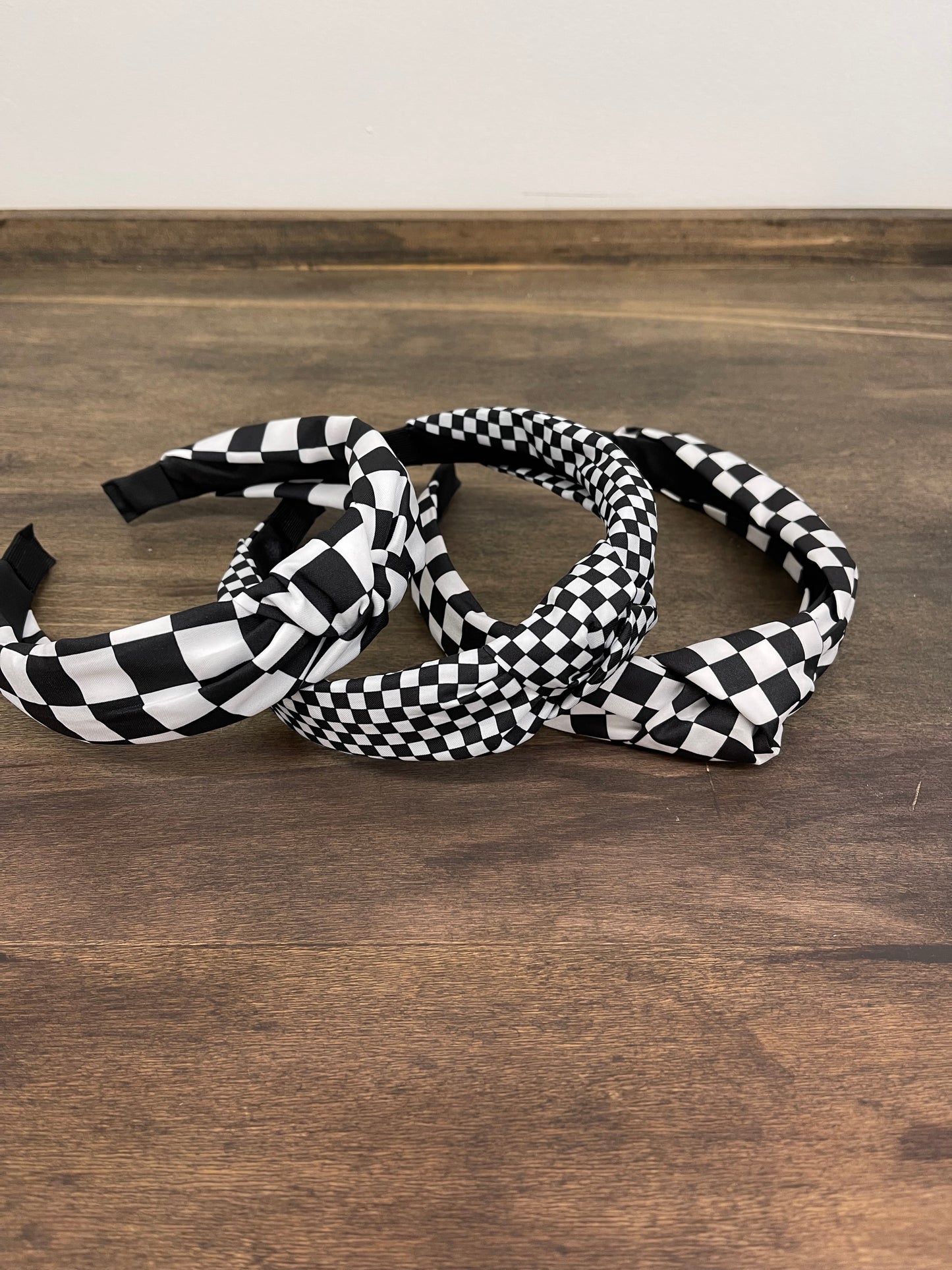 Checkered Knot Headband