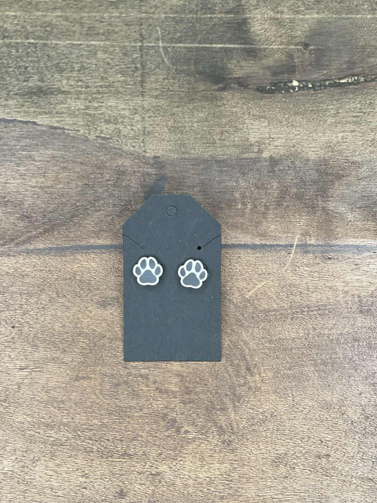 Paw Print Earrings
