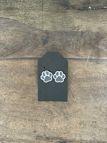 Paw Print Earrings