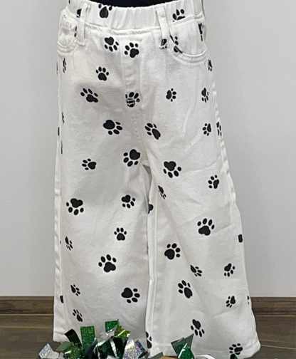 Paw Print Jeans
