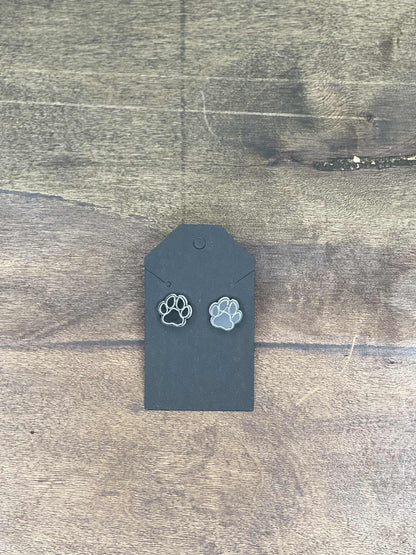 Paw Print Earrings