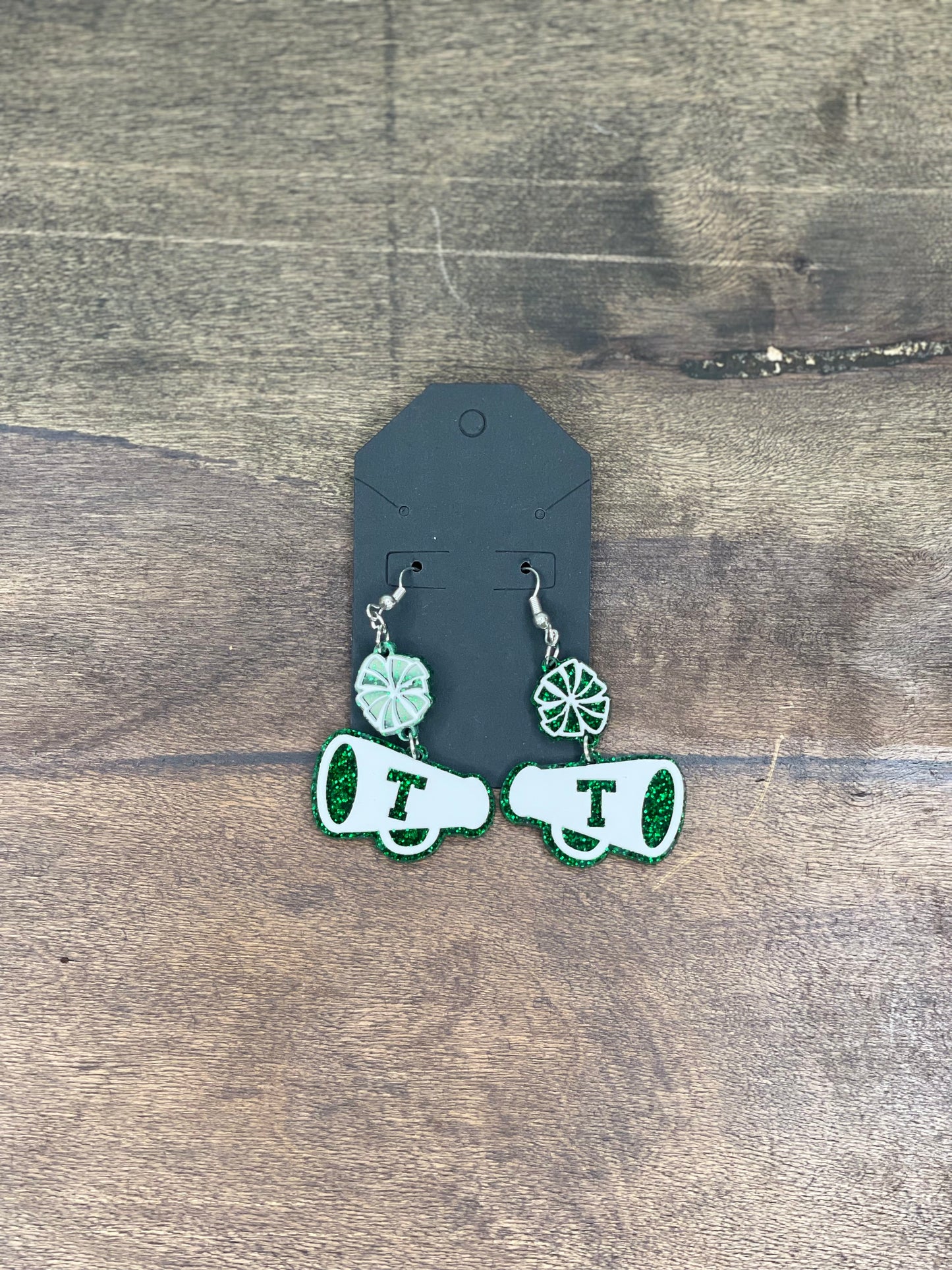 Pom/ Megaphone Earrings