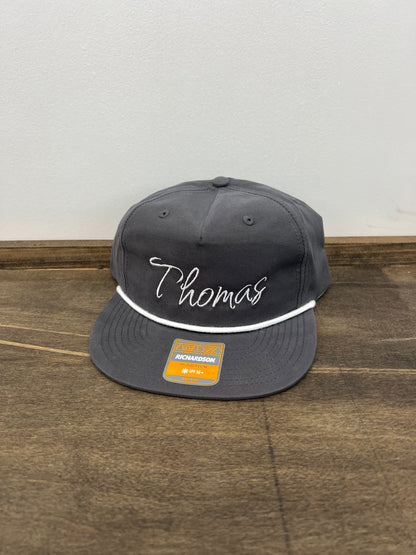 Thomas Script Rope Hat