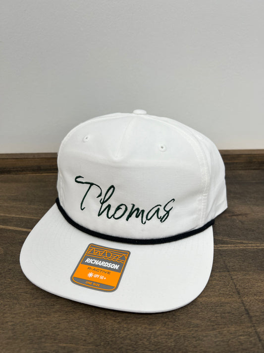 Thomas Script Rope Hat