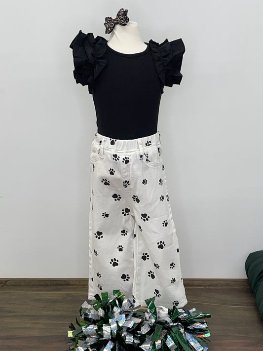 Paw Print Jeans