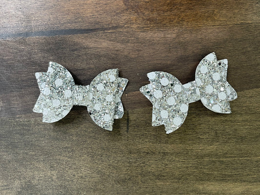 Sequin Dot Bowknot Hair Clips