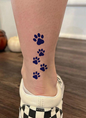 Temp Tattoo Paw Designs