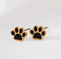 Black and Gold Paws