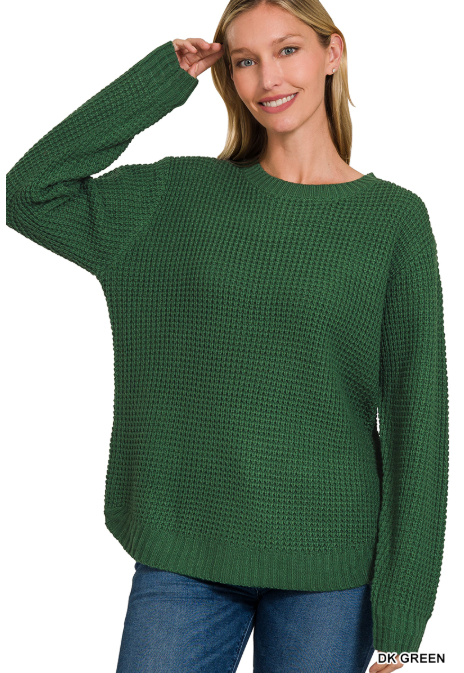Waffle Sweater