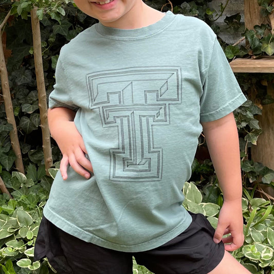 Youth Light Green Illusion Tee