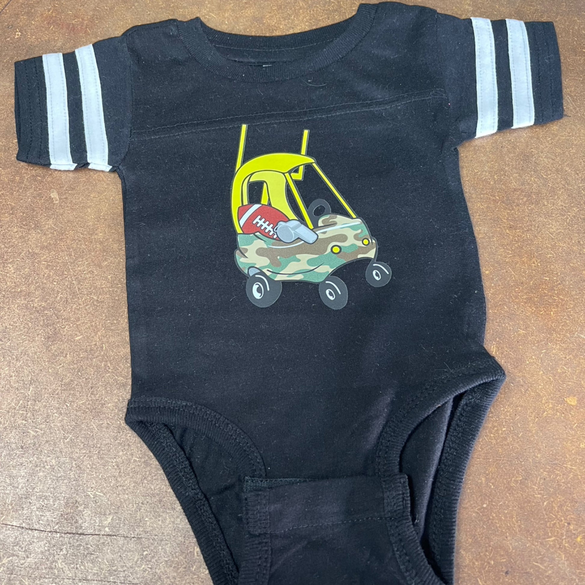 Cozy Coupe Football Onesie