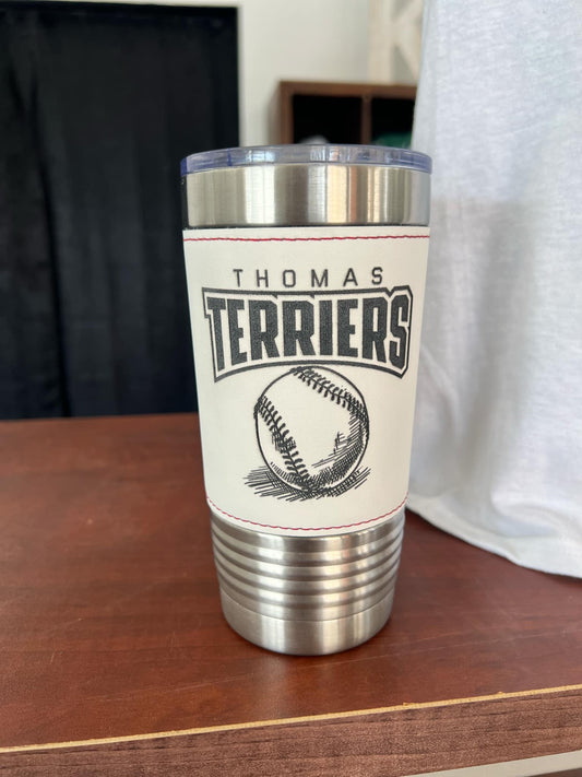 20 oz. Terrier Lasered Sports Tumblers